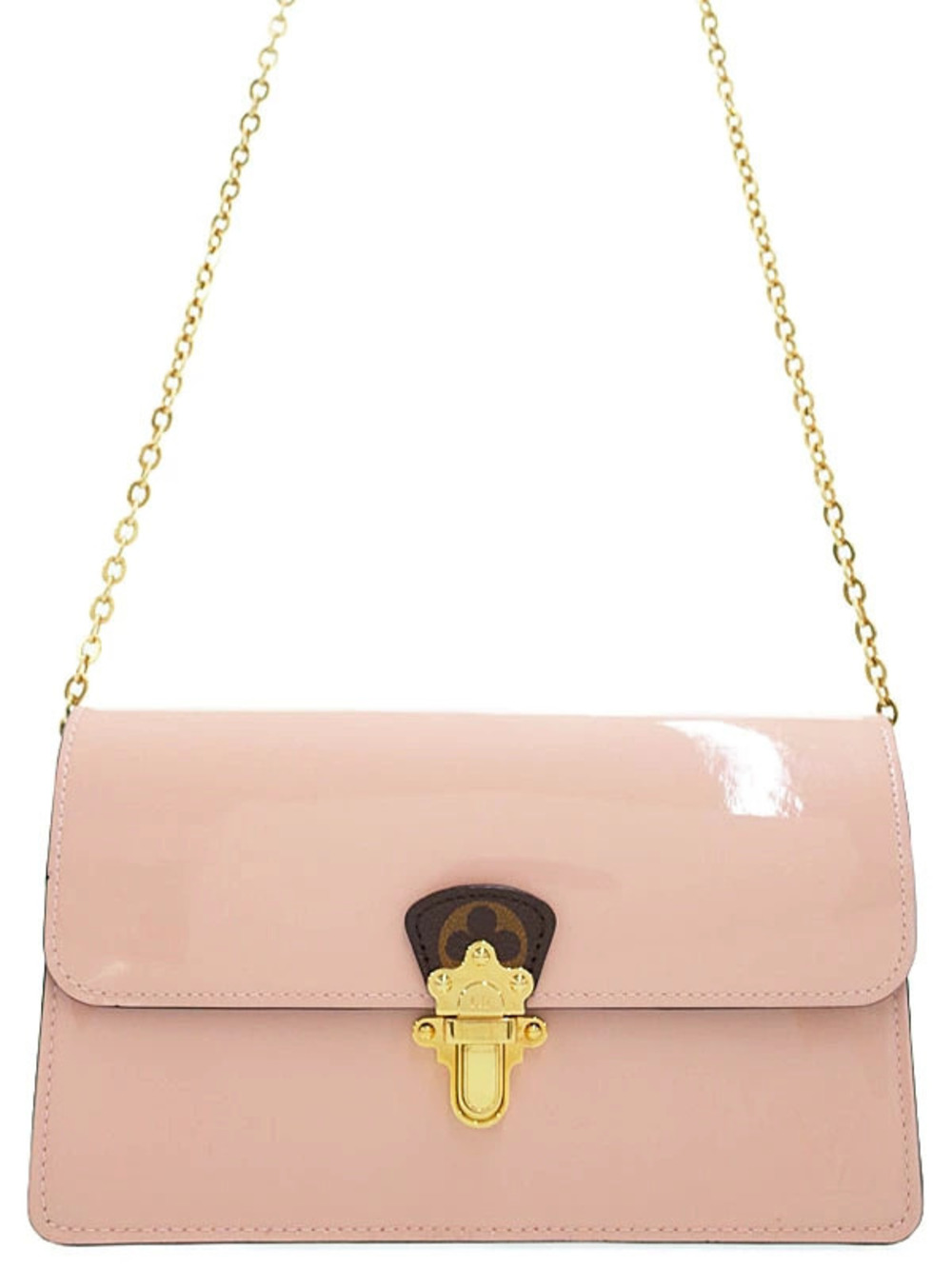 Louis Vuitton Portefeuille Cherry Red wood Chain Bag